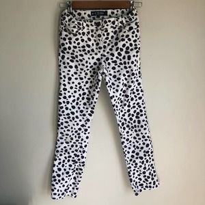 Mini Boden Dalmatian polka dotted corduroy pants kids 10y